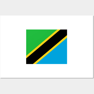 Tanzania flag Posters and Art